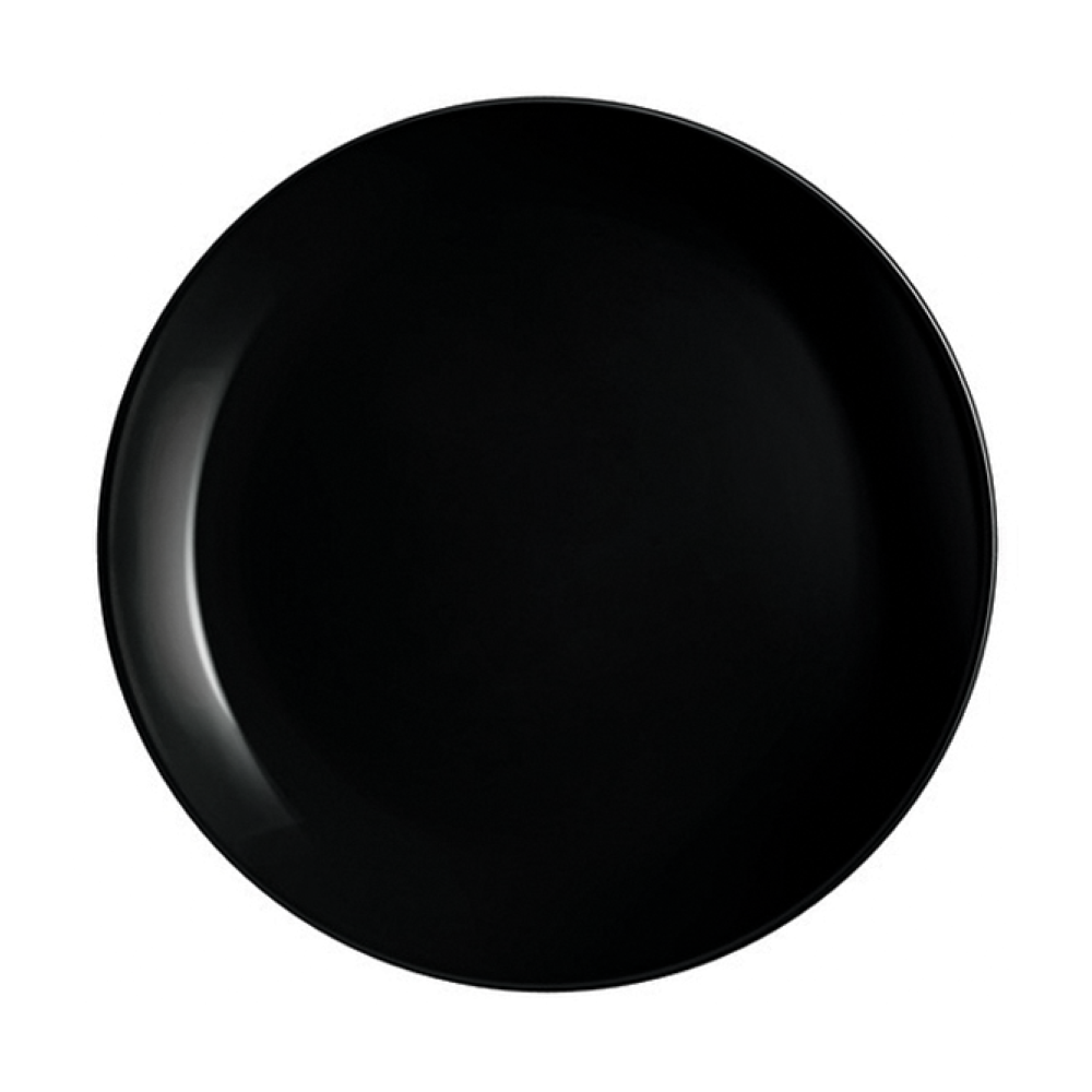 Тарелка обеденная Diwali Black 250 мм Luminarc P0867