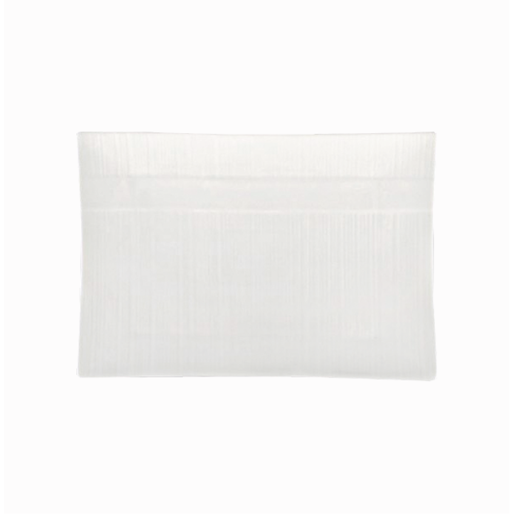 Тарелка прямоугольная "декорированная" Extra white 210х142мм HVIP W130 фарфоровая