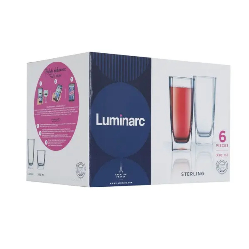 Набор стаканов Sterling 330мл 6шт Luminarc N0769