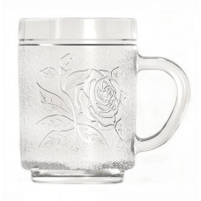 Чашка стеклянная Roses 250мл 40805-МС12ХВ/sl