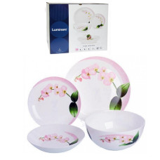 Сервиз столовый "Diwali Pink Orchid" 19 предметов Luminarc Q0055