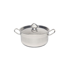 Каструля з кришкою, низька, нержавіюча сталь, 3 л, 20x9,5 см, Presto Ware, SE12010