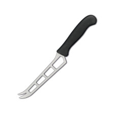 Нож для творога, зубчатое лезвие, 14 см, Ambrogio Sanelli, Supra, черный, S246.014
