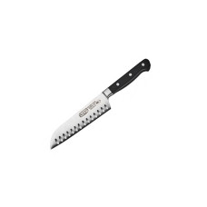 Нож Сантока, лезвие грантон, 18 см, Winco, Acero, черный, KFP-70