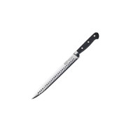 Нож слайсер, лезвие грантон, 25 см, Winco, Acero, черный, KFP-101