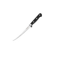 Нож филейный, гибкое изогнутое лезвие, 18 см, Winco, Acero, черный, KFP-74
