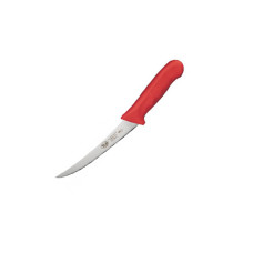 Нож обвалочный, изогнутое лезвие, 15 см, Winco, Stal, красный, KWP-60R