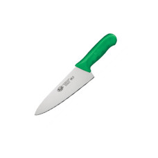 Нож поваренный, 20 см, Winco, Stal, зеленый, KWP-80G