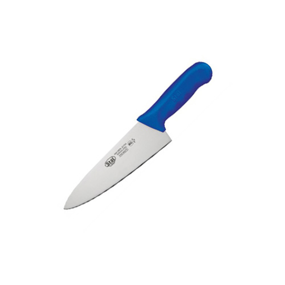Ніж кухарський, 20 см, Winco, Stal, синій, KWP-80U