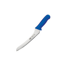 Нож для хлеба, изогнутое лезвие, 22 см, Winco, Stal, синий, KWP-92U