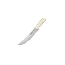 Нож саблевидный, изогнутое лезвие грантон, 24 см, Winco, Stal, белый, KWP-93
