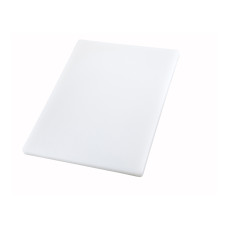 Доска разделочная 45х60х2.5 см, Winco пластиковая белая, CBXH-1824