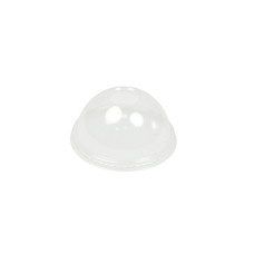 Karat PET-D92Пластиковая прозрачная крышка для стакана 41930 41931 купол с отверстием, 100 шт/уп