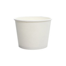 42312 Паперовий білий стакан для морозива, 360 мл, 50 шт/уп