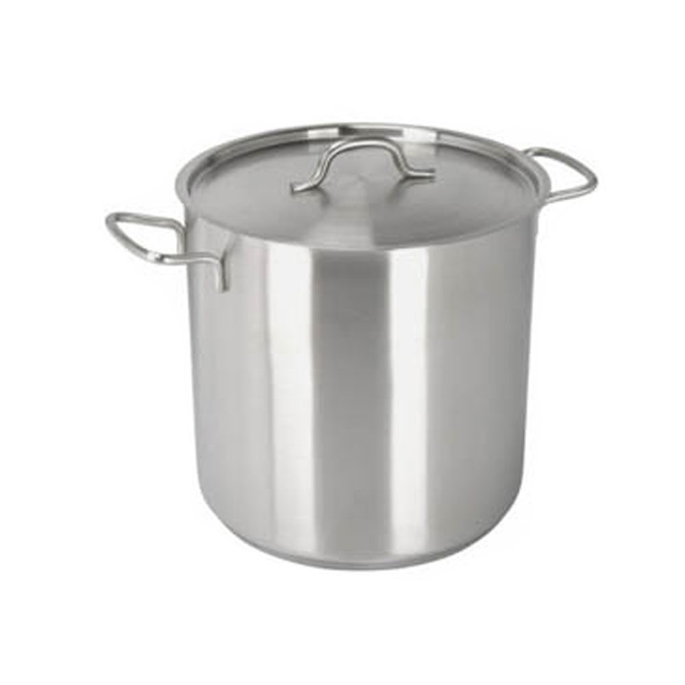 Кастрюля с крышкой, высокая, нержавеющая сталь, 26 л, 32x32 см, KAPP, 30153232