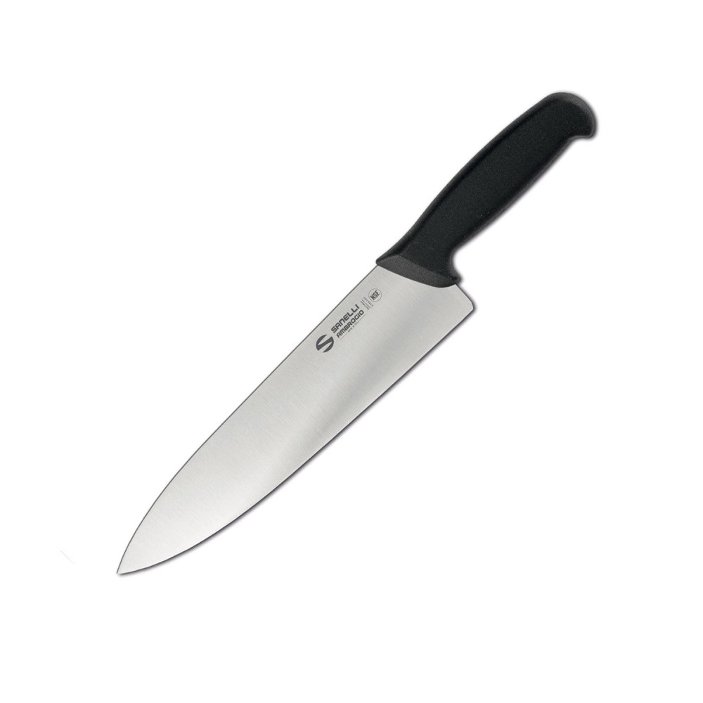 Ніж кухарський, 24 см, Ambrogio Sanelli, Supra, чорний, S349.024