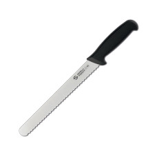 Нож для хлеба, 24 см, Ambrogio Sanelli, Supra, черный, S363.024