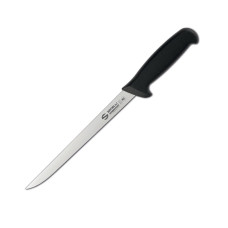 Нож филейный, для рыбы, гибкое лезвие, 22 см, Ambrogio Sanelli, Supra, черный, S366.022