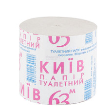 78001 Туалетная бумага макулатурная без гильзы, 8 шт/уп Киев 63