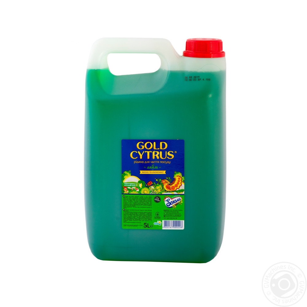 Гель для мытья посуды "Лайм" Gold Cytrus