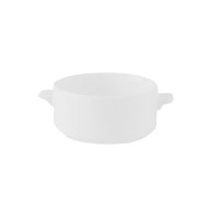 Миска для супа 300 мл, RAK Porcelain, Banquet круглая белая фарфоровая 10.5х6 см, BACS02