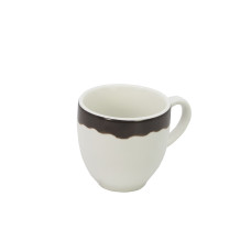 Чашка для эспрессо 90 мл, RAK Porcelain, Woodart коричневый дуб 6х6 см, WDCLCU09OB