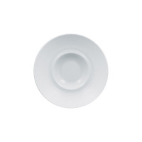 Тарелка глубокая 26 см, RAK Porcelain, Evolution круглая белая фарфоровая, EVGD26