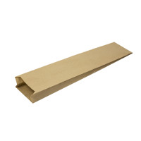 Паперові пакети для багету 430х90х45 мм, бурі, 1000 шт/уп, 99236