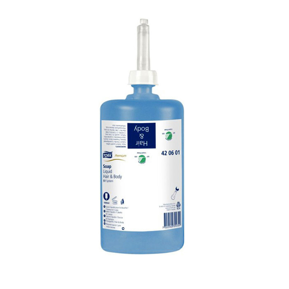 Tork 421601 Мило рідке для тіла та волосся 1 л Premium