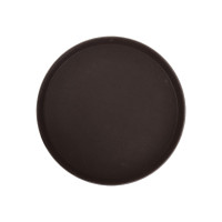 Поднос круглый коричневый 36 см из стекловолокна Winco TRH-14 