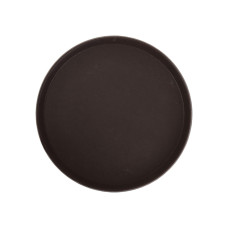Поднос круглый коричневый 40 см из стекловолокна Winco TRH-16 
