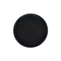 Поднос круглый черный 36 см из стекловолокна Winco TRH-14K 
