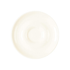 Блюдце для чашки 15х1.7 см, RAK Porcelain, Lyra біле фарфорове, LRSA15