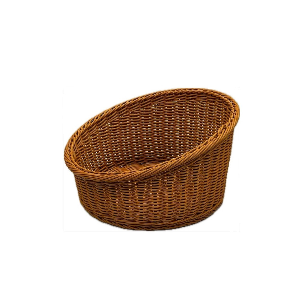 Кошик крулий зкошені стінки 45×15×25 см