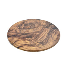 Поднос из меламина круглый 33 см цвет дерева