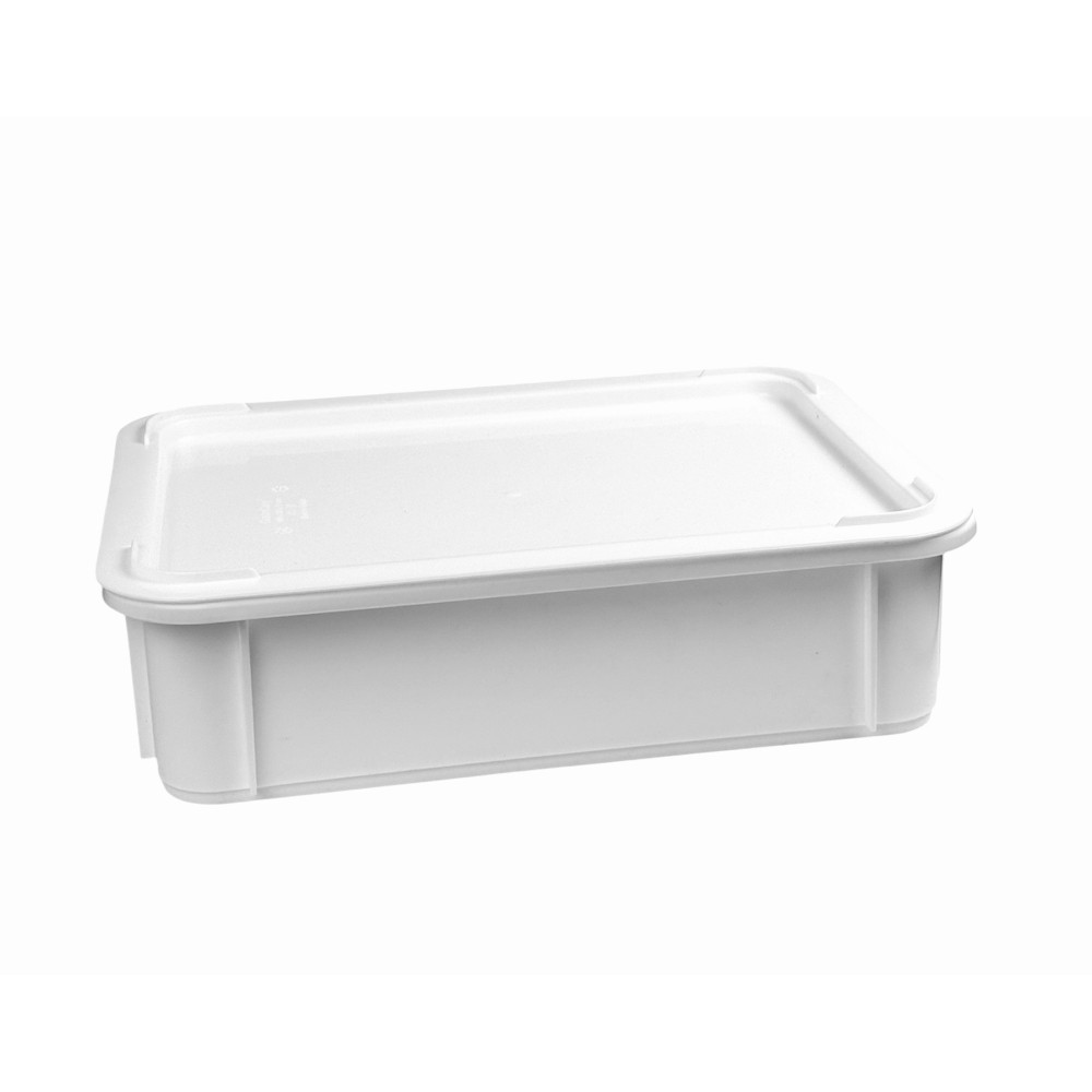 Контейнер для тіста без кришки білий 8 л 40×30×10 см