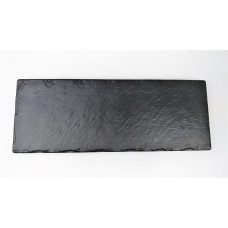 Блюдо для подачі з меламіну чорне 40×15×1,8 см