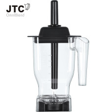 Чаша для блендера JTC 1,5л BPA Free прозрачная изогнутая