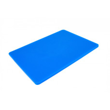 Доска разделочная двухсторонняя LDPE 400x300x10 мм синяя