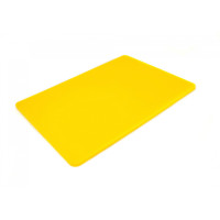 Доска разделочная двухсторонняя LDPE 400x300x10 мм желтая