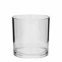 Склянка для віскі з полікарбонату прозора 280 мл