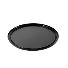 Блюдо для викладки кругле з полікарбонату 38,5 см чорне