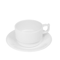 Чашка с блюдцем из поликарбоната 200 мл