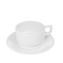 Чашка с блюдцем из поликарбоната 200 мл Чашка с блюдцем из поликарбоната 200 мл