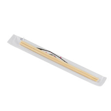 Палочки для суши бамбуковые круглые в бумажной упаковке 200х5 мм 100 шт (30 уп в ящике)