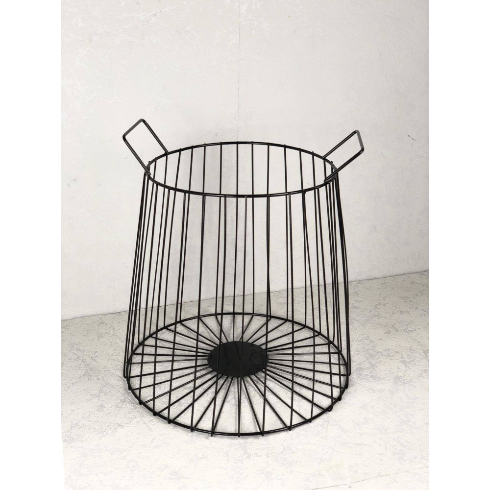 Корзина с ручками для хранения DecorArt 33x27 см черный.