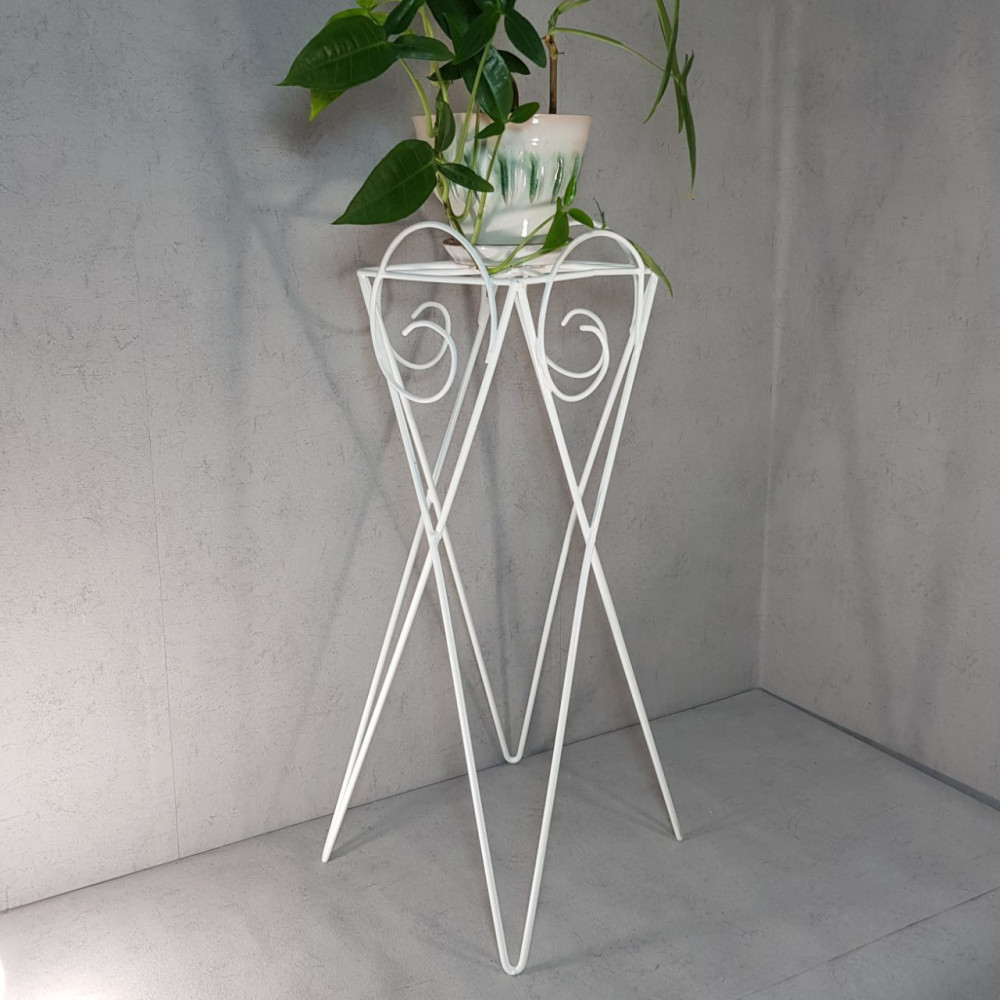 Підставка під квіти DecorArt "Квадрат 65" 65x30 см білий