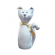 Інтер'єрна іграшка кіт на стіл Silver Dust ТМ ПРОВАНС
