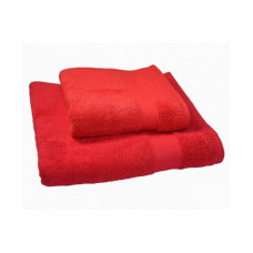 Махровое полотенце Soft красный ТМ ПРОВАНС