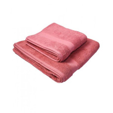 Махровое полотенце темно-розовое ТМ ПРОВАНС